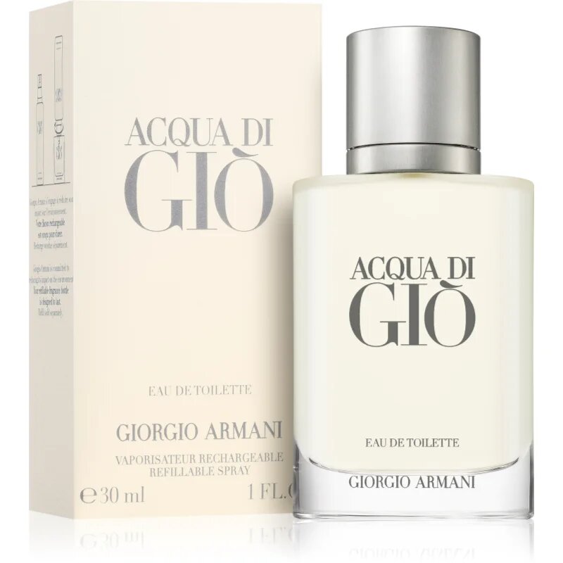 Armani Acqua di Giò Eau de Toilette utántölthető uraknak 30 ml