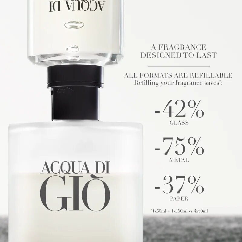 Armani Acqua di Giò Eau de Toilette utántöltő uraknak Refill 150 ml