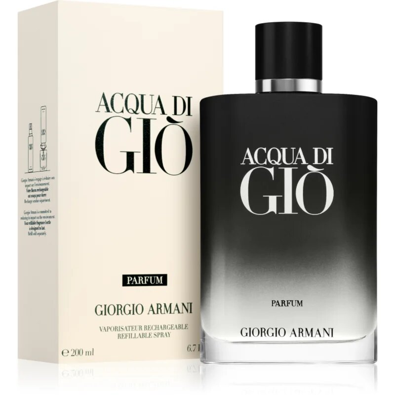 Armani Acqua di Giò Parfum parfüm utántölthető uraknak 200 ml