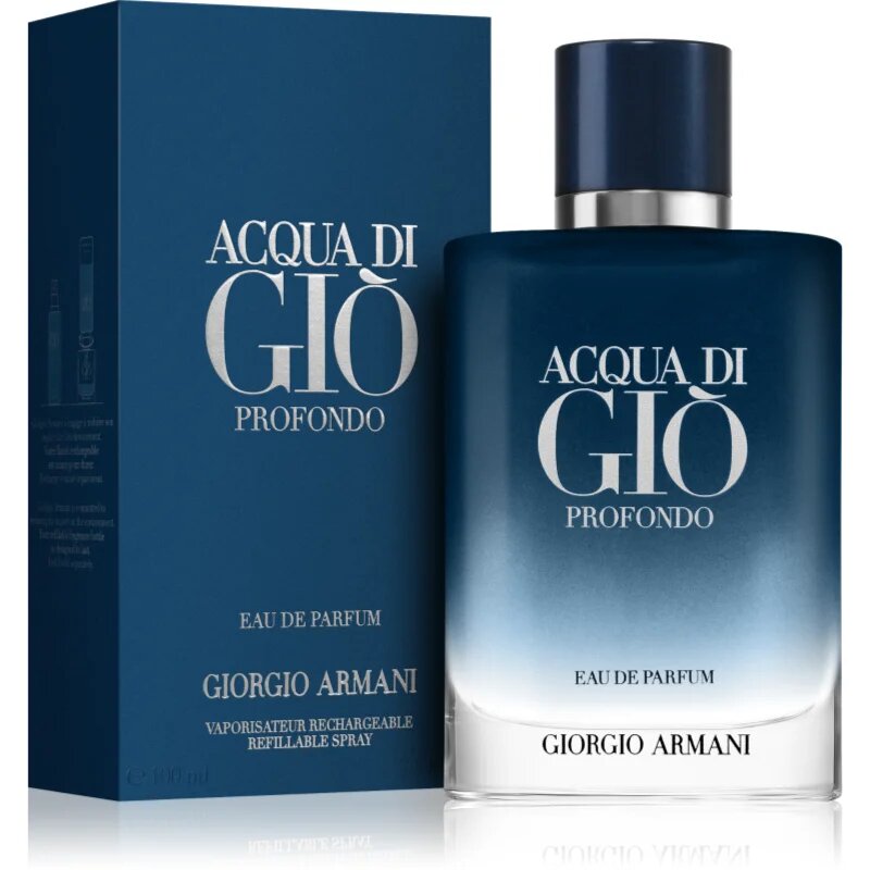 Armani Acqua di Giò Profondo Eau de Parfum utántölthető uraknak 100 ml