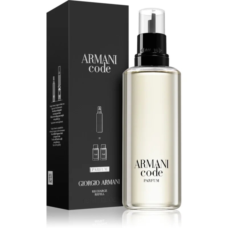 Armani Code Parfum parfüm utántöltő uraknak Refill 150 ml