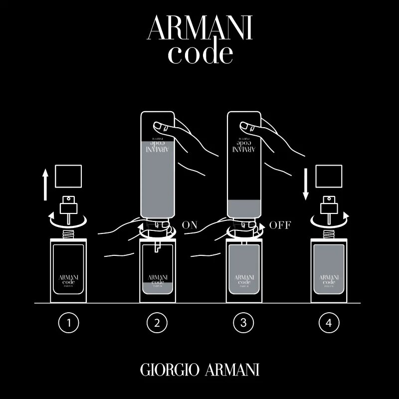 Armani Code Parfum parfüm utántöltő uraknak Refill 150 ml
