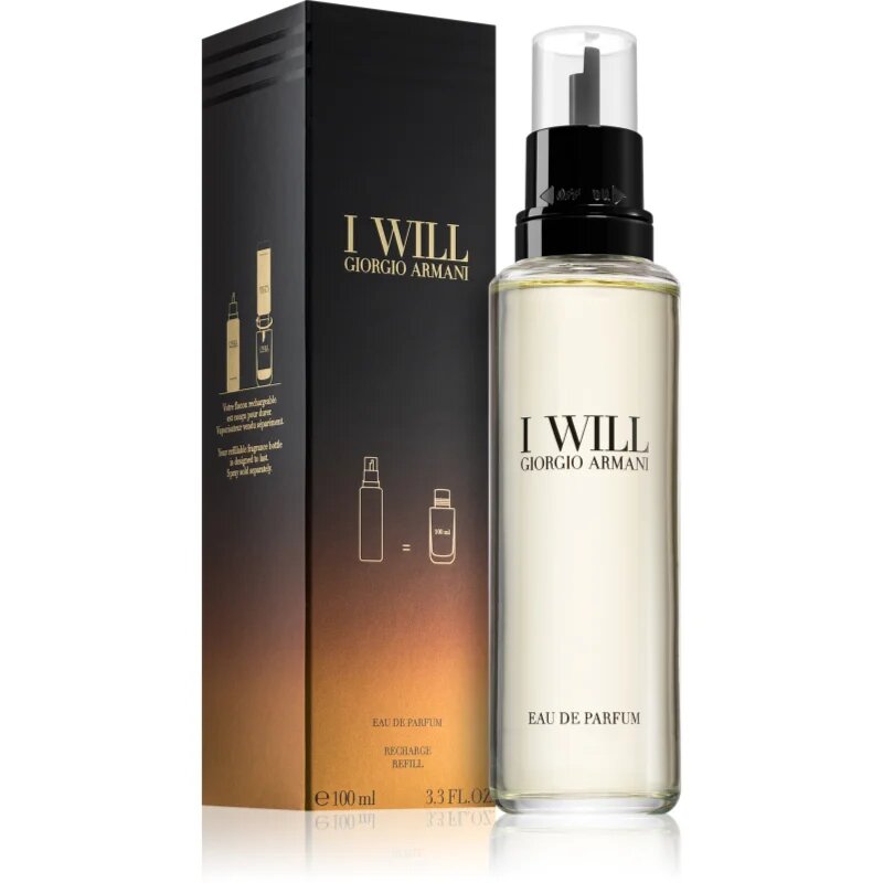 Armani I Will Eau de Parfum uraknak refill 100 ml
