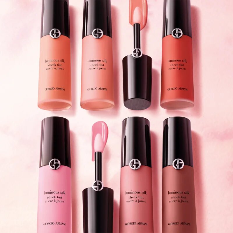 Armani Luminous Silk Cheek Tint folyékony arcpirosító árnyalat 50.5 Rosy Peach 12 ml