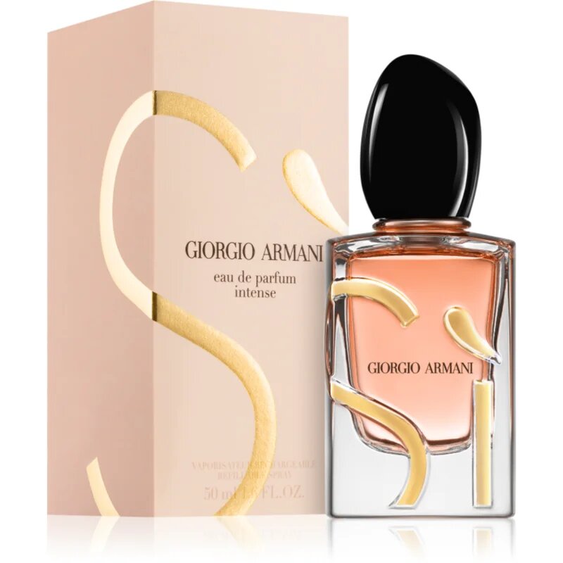Armani Sì Intense Eau de Parfum utántölthető hölgyeknek 50 ml