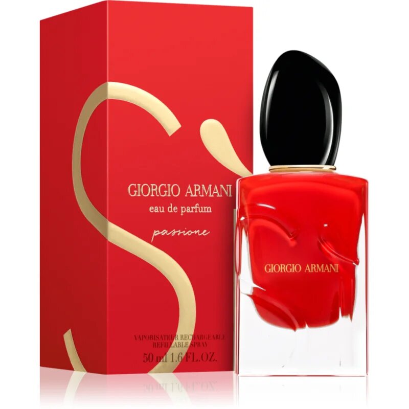 Armani Sì Passione Eau de Parfum utántölthető hölgyeknek 50 ml
