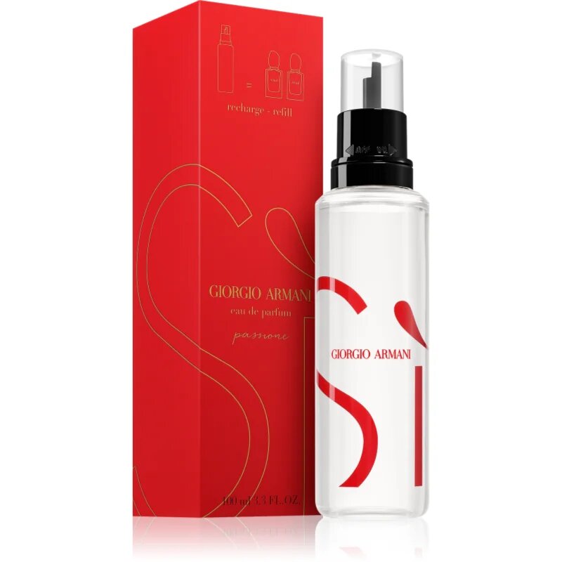 Armani Sì Passione Eau de Parfum utántöltő hölgyeknek Refill 100 ml