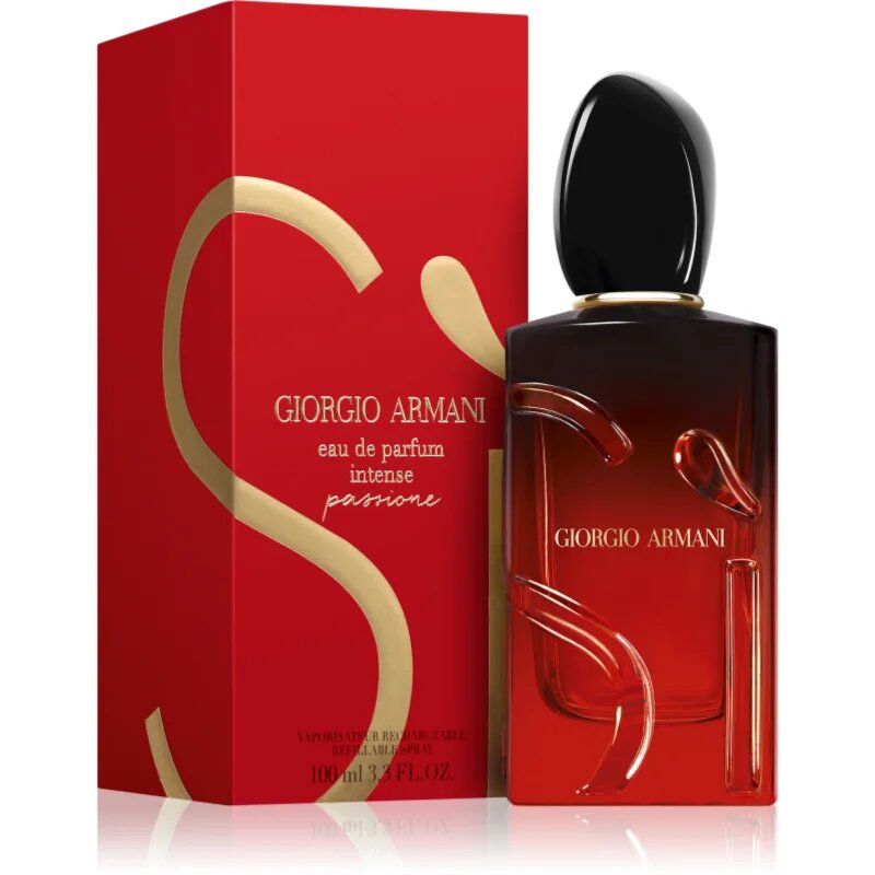 Armani Sì Passione Intense Eau de Parfum utántölthető hölgyeknek 100 ml