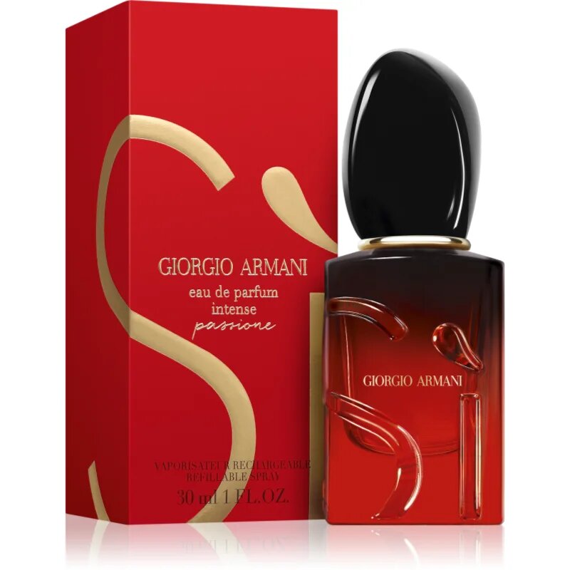 Armani Sì Passione Intense Eau de Parfum utántölthető hölgyeknek 30 ml