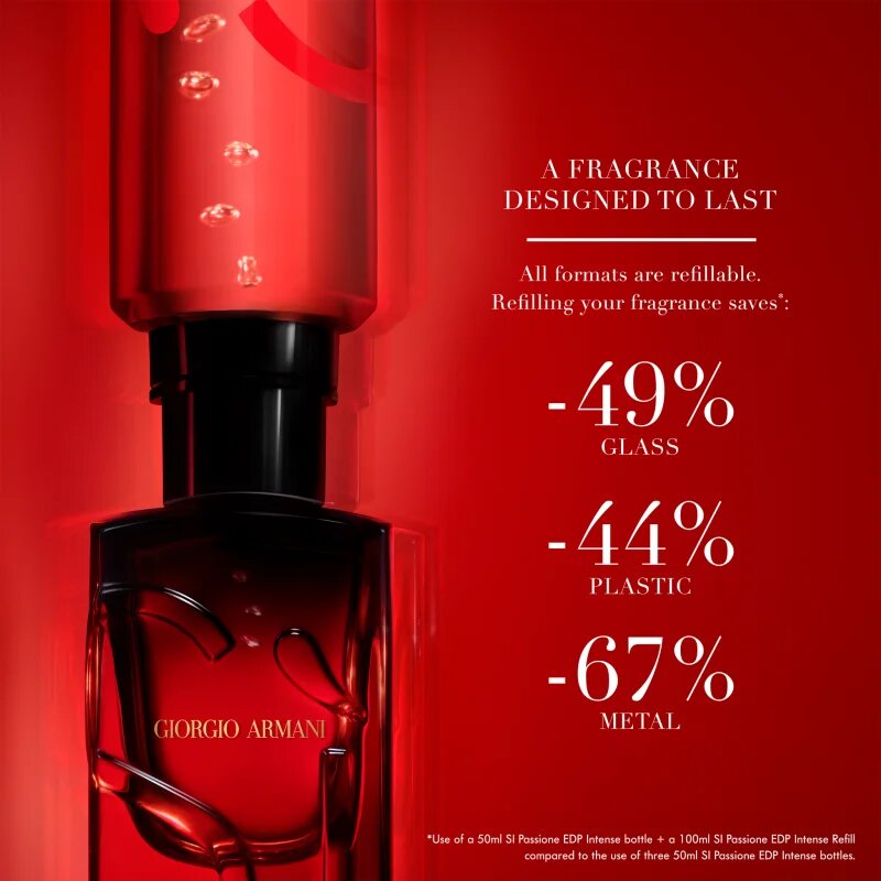 Armani Sì Passione Intense Eau de Parfum utántölthető hölgyeknek 30 ml
