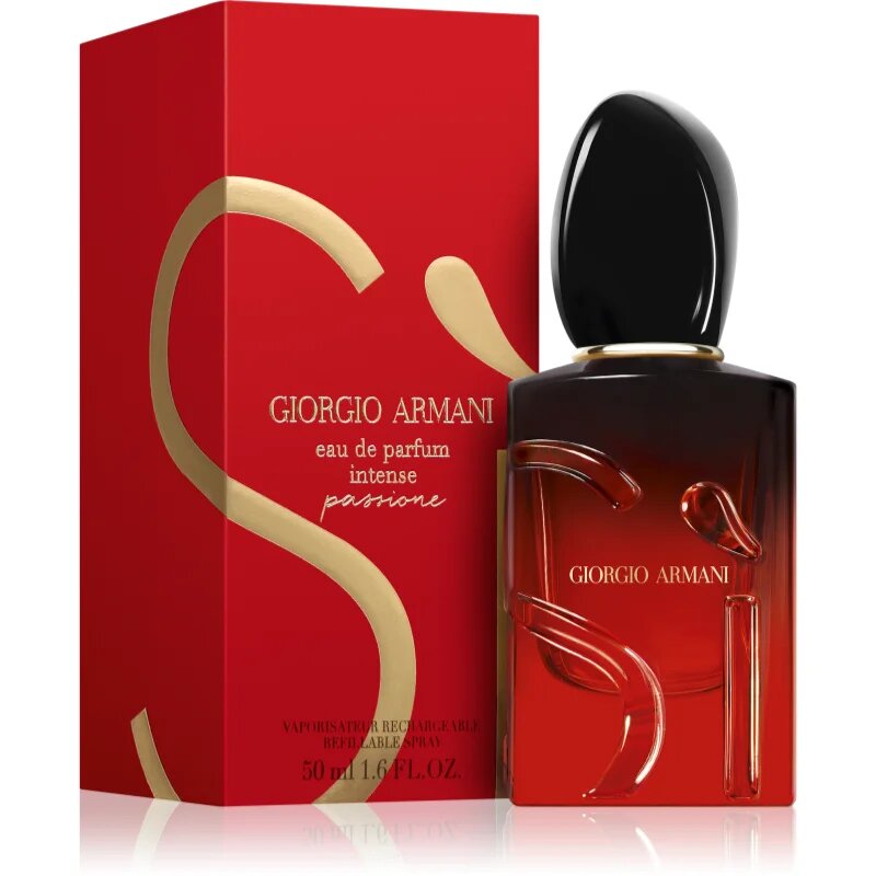 Armani Sì Passione Intense Eau de Parfum utántölthető hölgyeknek 50 ml