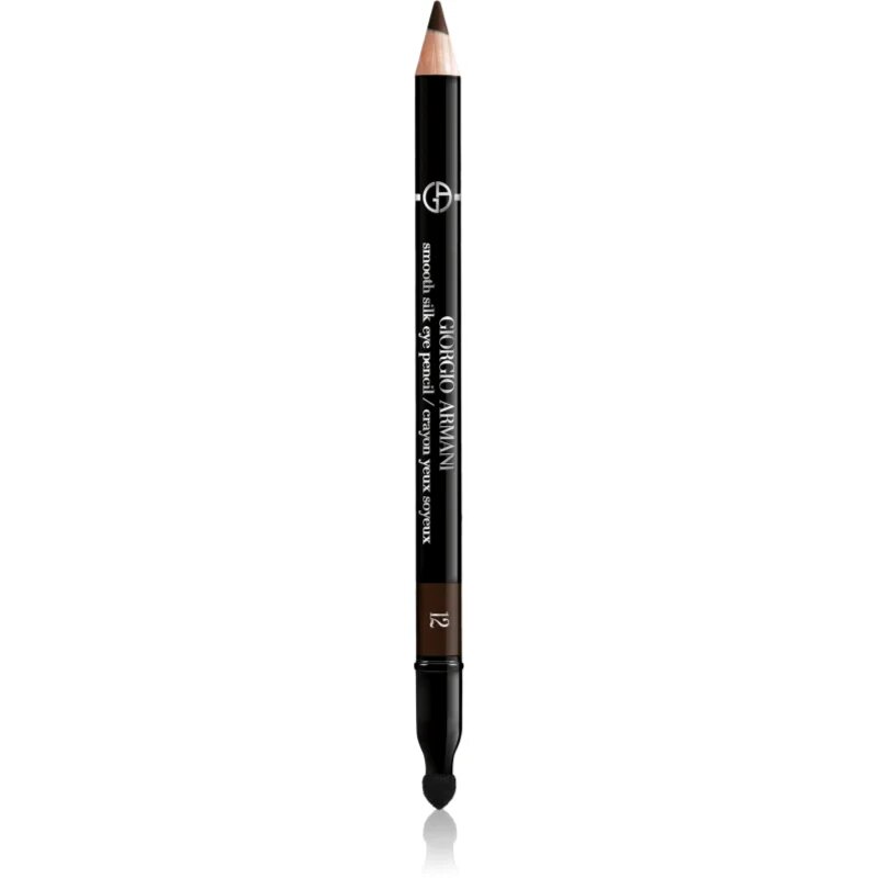 Armani Smooth Silk Eye Pencil szemceruza applikátorral árnyalat 12 Brownship Black 1.05 g