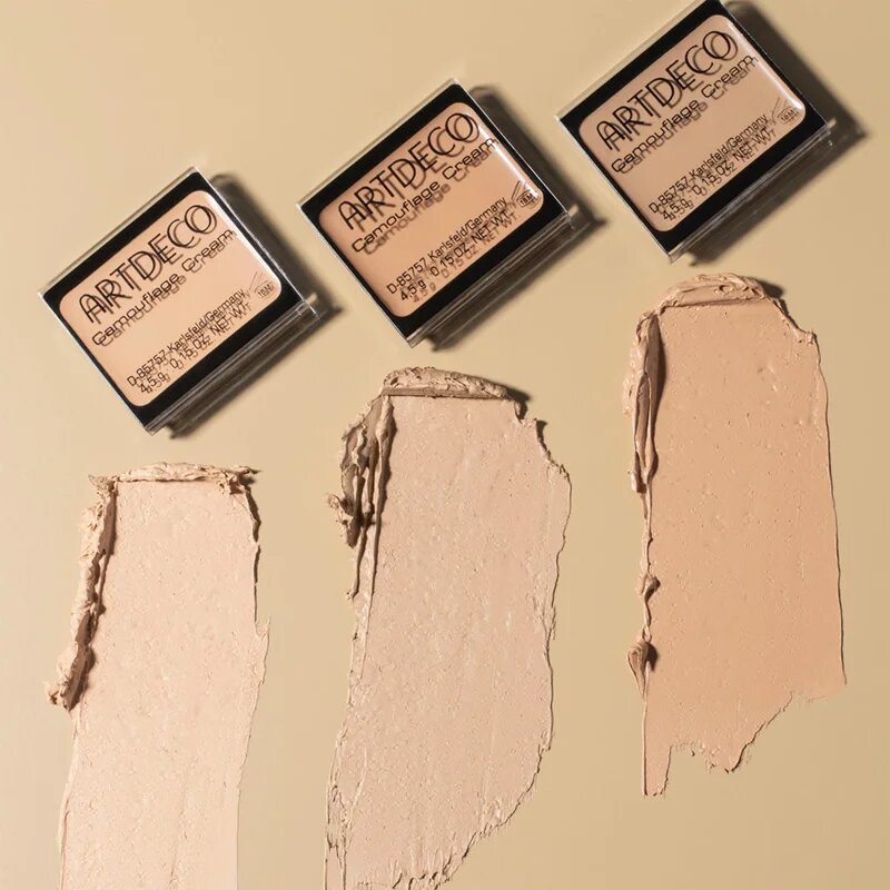 Artdeco Camouflage vízálló fedőképességű krém utántöltő sminkpalettába árnyalat 492.3 Iced Coffee 4.5 g