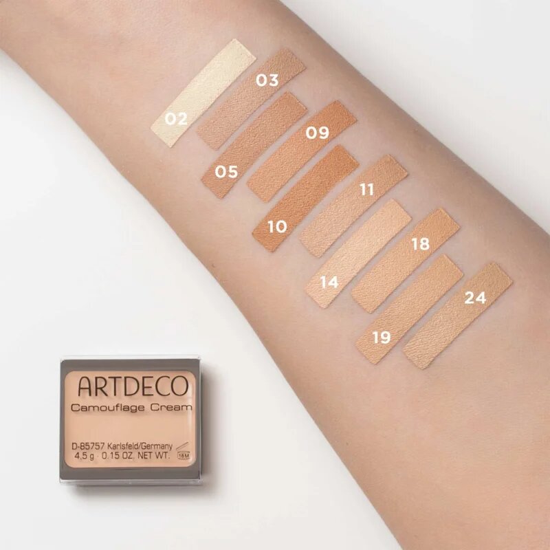 Artdeco Camouflage vízálló fedőképességű krém utántöltő sminkpalettába árnyalat 492.3 Iced Coffee 4.5 g