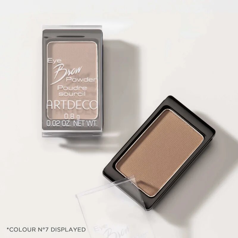Artdeco Eye Brow Powder Szemöldökpúder praktikus mágneses tokban utántöltő sminkpalettába árnyalat 282.5 Medium 0.8 g