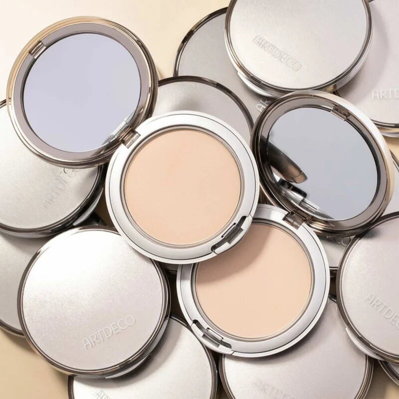 Artdeco Pure Minerals Hydra Compact Foundation kompakt púderes alapozó utántöltő árnyalat 407.65 Medium Beige 10 g