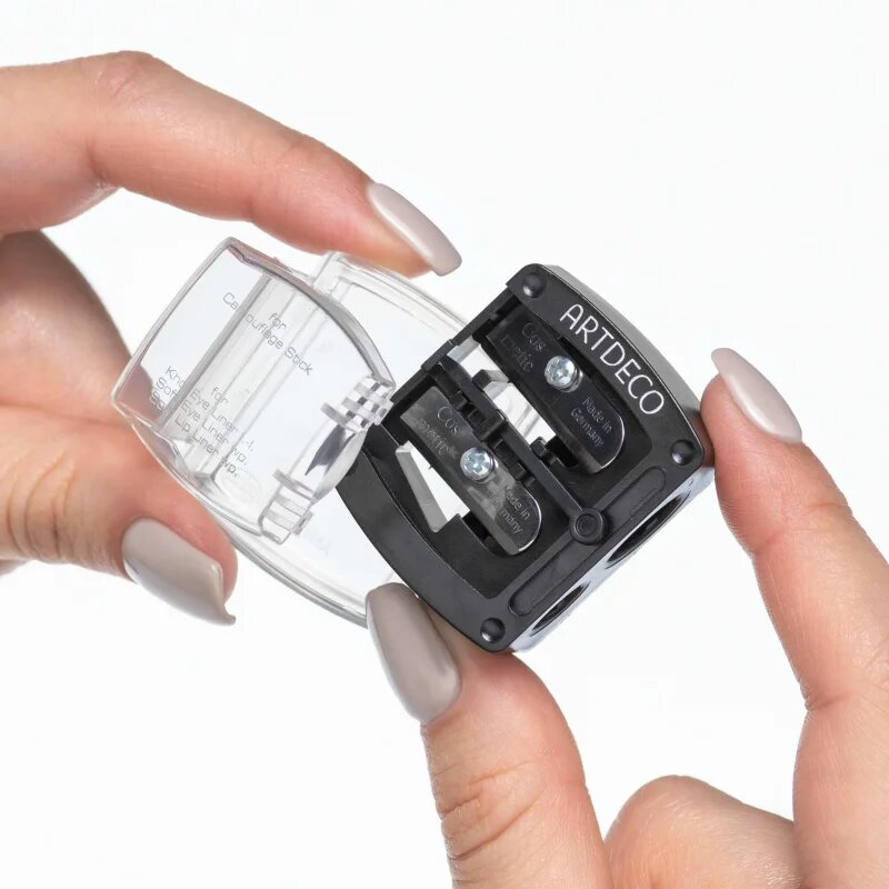 Artdeco Sharpener Duo dupla hegyező a kozmetikai ceruzákhoz típus 12mm & 8mm 1 db