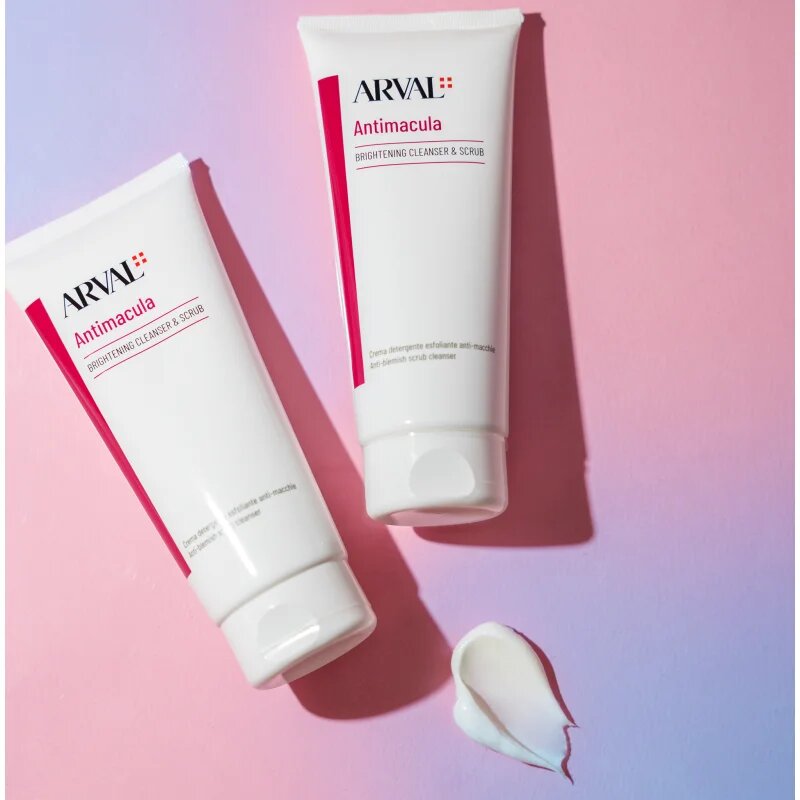 Arval Antimacula Brightening Cleanser & Scrub tisztító és peelinges krém az élénk bőrért 200 ml