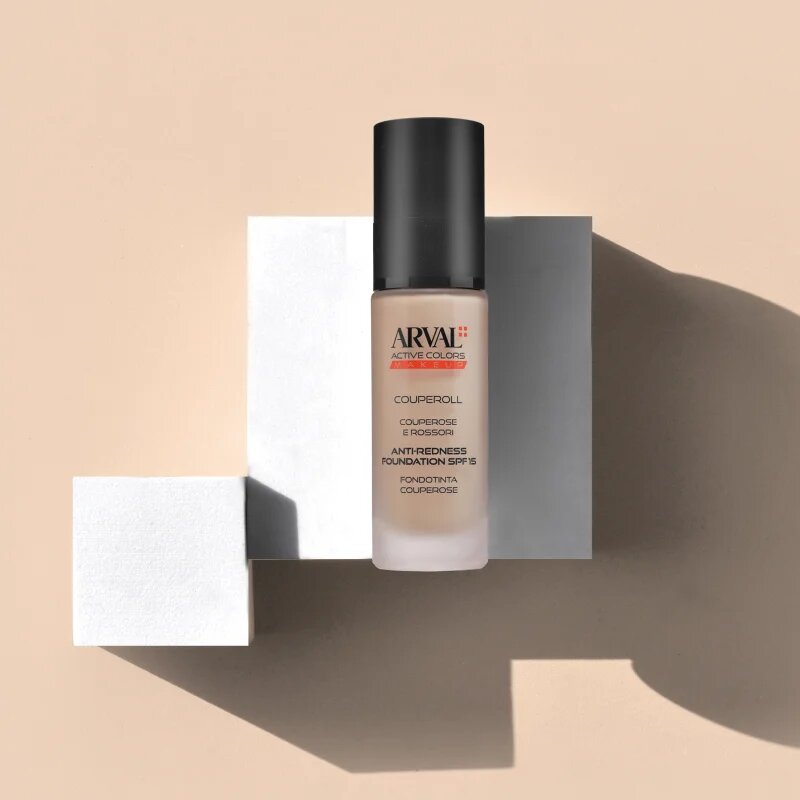 Arval Couperoll Anti-redness foundation SPF15 fedő hatású alapozó SPF 15 02 Pink Beige 30 ml