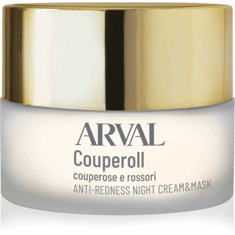 Arval Couperoll Anti-redness Night Cream & Mask éjszakai krémes maszk az érzékeny vörösödésre hajlamos bőrre 50 ml