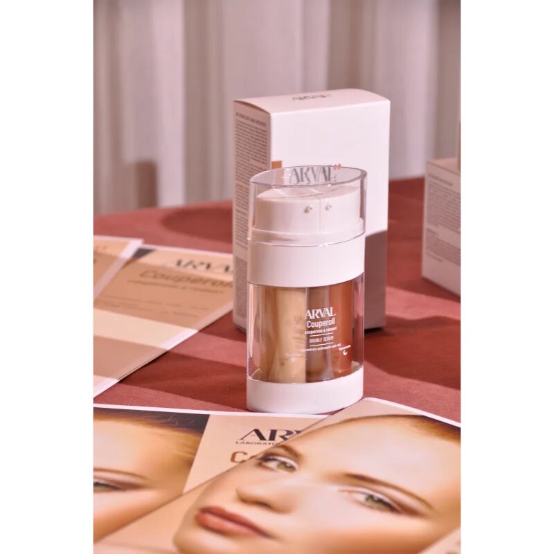 Arval Couperoll Double Serum két fázisú szérum Nappali és éjjeli ápolás 2x15 ml