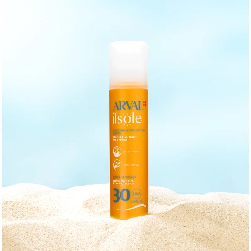 Arval IlSole Protective Body Milk Spray SPF 30 Napfény elleni védelem spray -ben 200 ml
