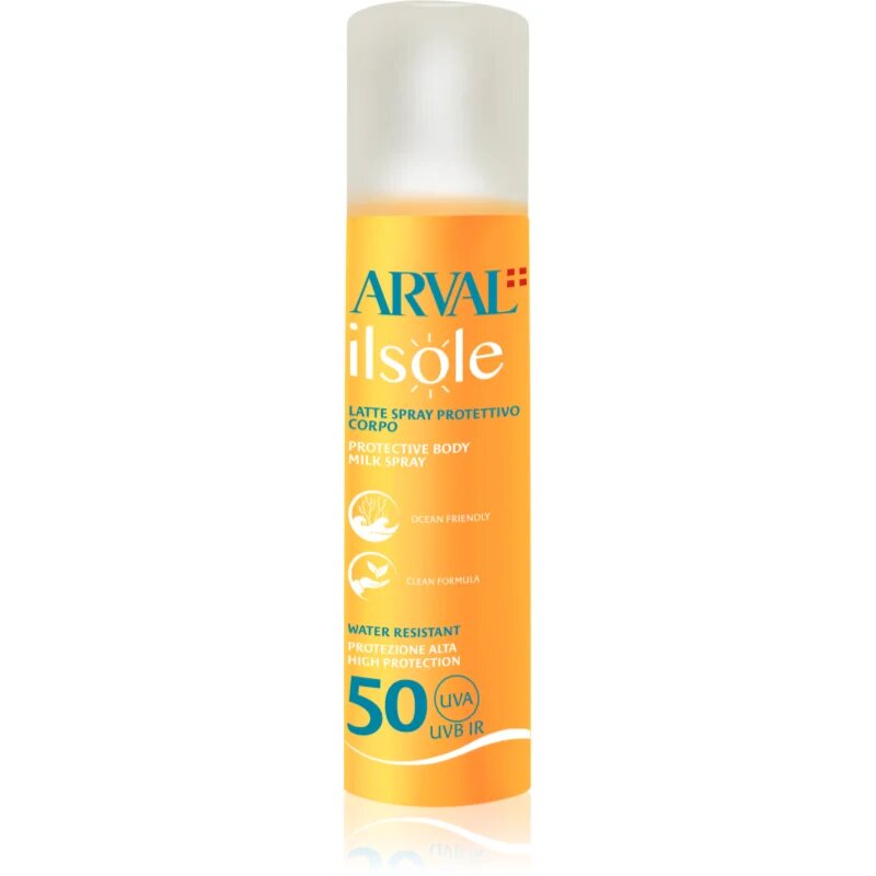 Arval IlSole Protective Body Milk Spray SPF 50 védő testtej spray formában 200 ml