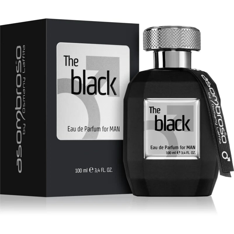 Asombroso by Osmany Laffita The Black for Man Eau de Parfum uraknak 100 ml