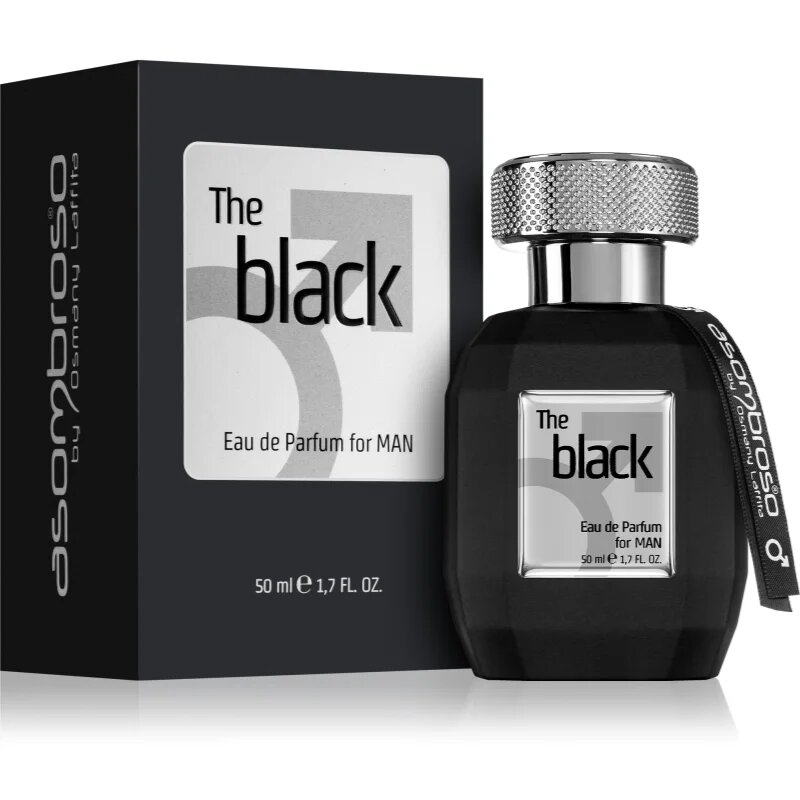 Asombroso by Osmany Laffita The Black for Man Eau de Parfum uraknak 50 ml