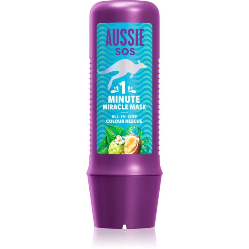 Aussie 1 Minute Miracle Color Rescue kezelés festett hajra maszk formájában 250 ml