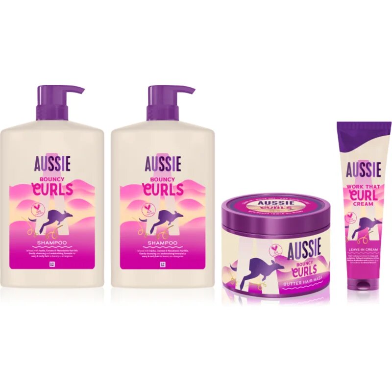Aussie Bouncy Curls szett a hullámos és göndör hajra