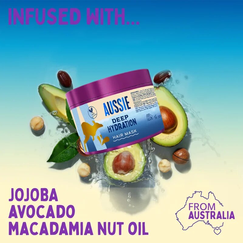 Aussie Deep Hydration Hair Mask intenzív hidratáló maszk száraz és sérült hajra 500 ml