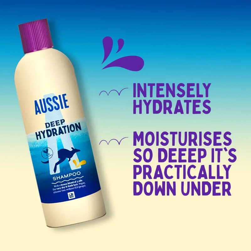 Aussie Deep Hydration Shampoo Intenzíven hidratáló sampon 300 ml
