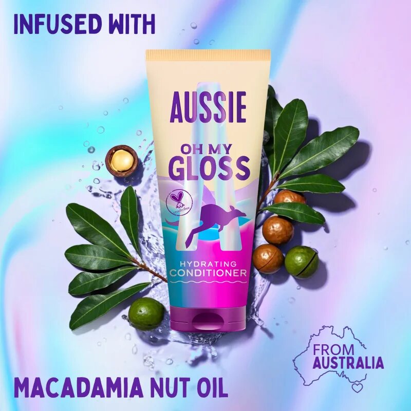 Aussie Oh My Gloss Hydrating Conditioner élénkítő és hidratáló kondicionáló 200 ml