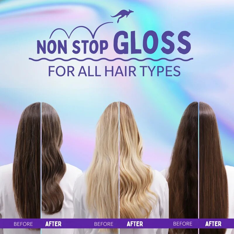 Aussie Oh My Gloss Shampoo sampon a fénylő és selymes hajért 1000 ml