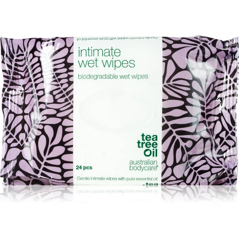 Australian Bodycare Tea Tree Oil papírtörlők az intim higiéniához 24 db