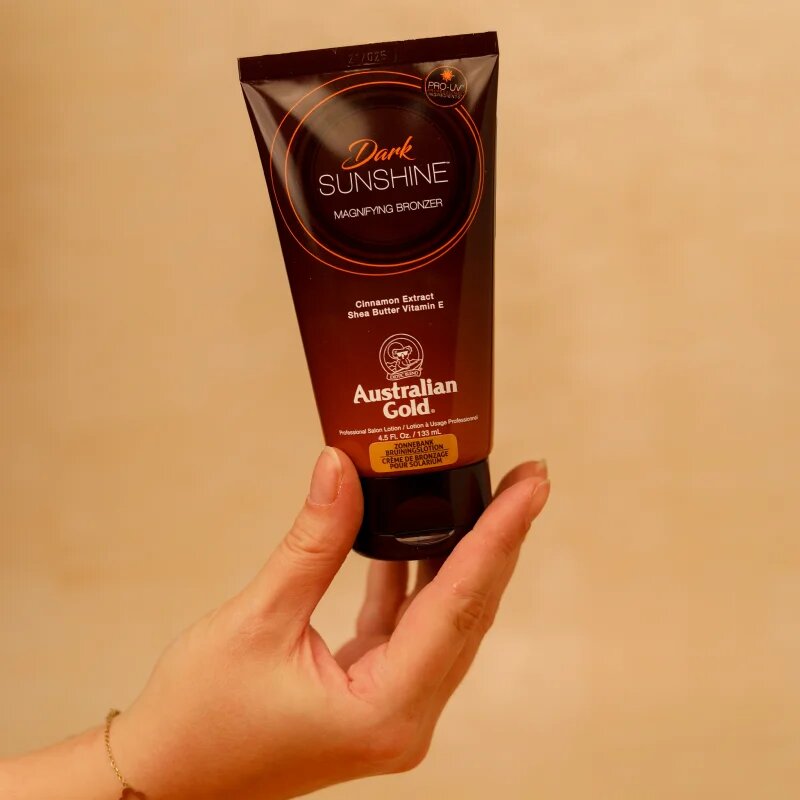 Australian Gold Dark Sunshine Bronz testápolótej az intenzív barnulásért 133 ml