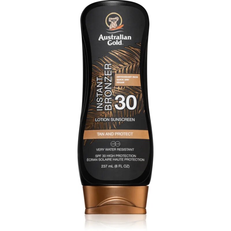 Australian Gold Protect Lotion With Bronzer Bronz testápolótej SPF 30 237 ml