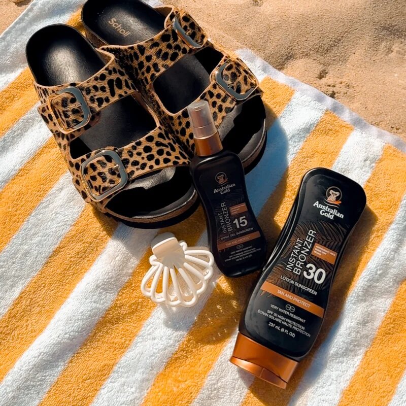 Australian Gold Protect Lotion With Bronzer Bronz testápolótej SPF 30 237 ml