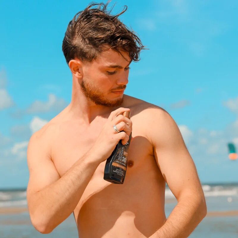 Australian Gold Spray Gel Sunscreen With Instant Bronzer színező védőgél SPF 30 237 ml