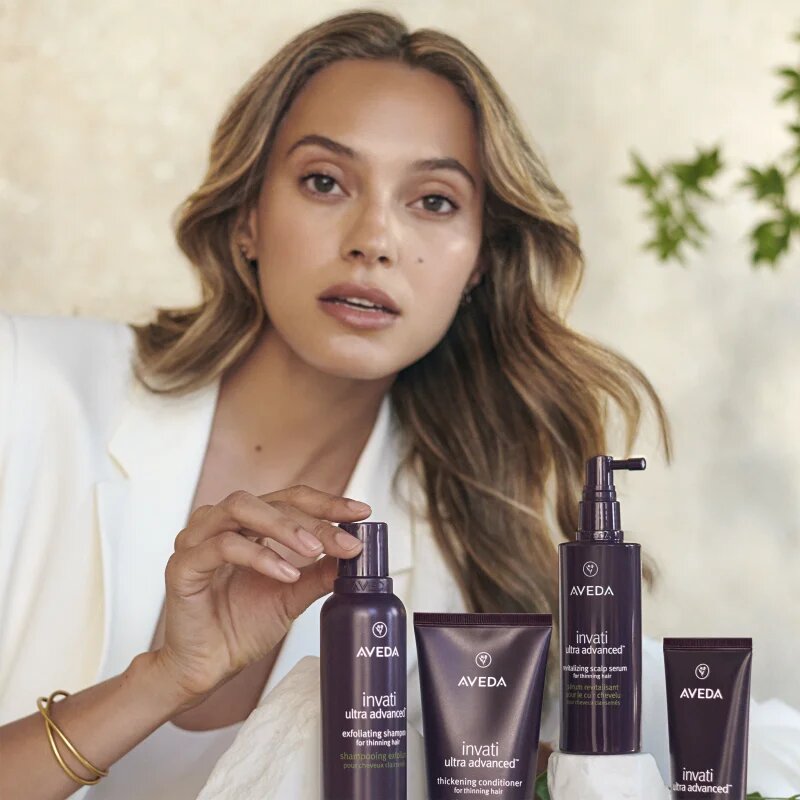 Aveda Invati Ultra Advanced™ Thickening Conditioner Rich intenzív kondicionáló vékony szálú hullásra hajlamos hajra 200 ml