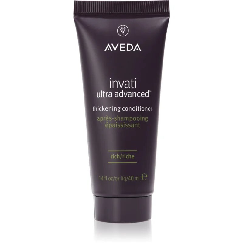 Aveda Invati Ultra Advanced™ Thickening Conditioner Rich intenzív kondicionáló vékony szálú hullásra hajlamos hajra 40 ml