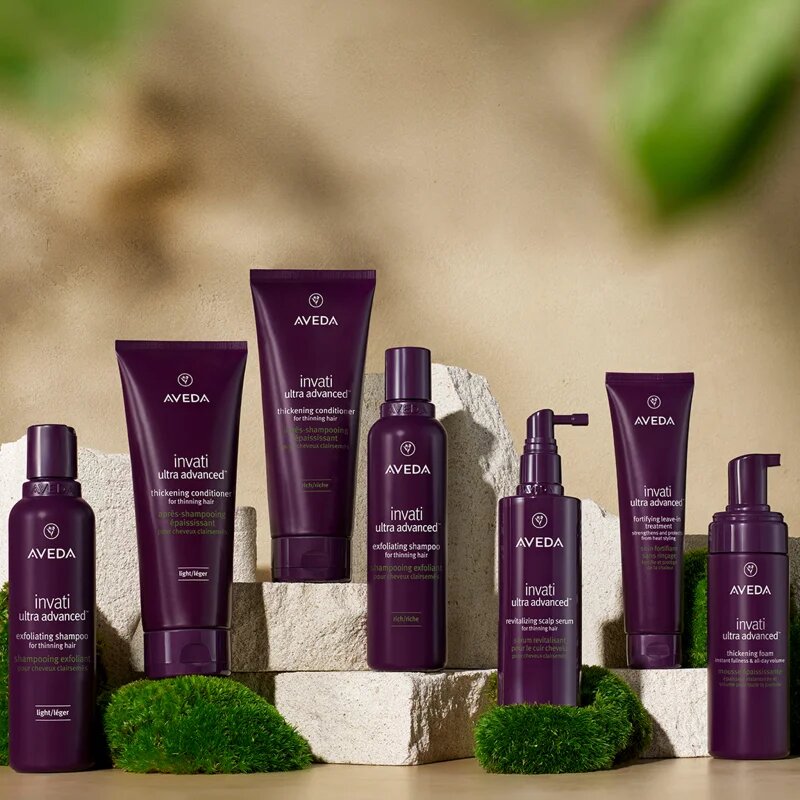 Aveda Invati Ultra Advanced™ Thickening Styling Foam hajhab dús haj a gyökerektől 45 ml