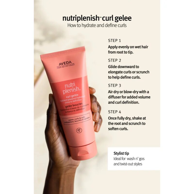 Aveda Nutriplenish™ Curl Gelée hidratáló gél a hullámok hangsúlyozására 40 ml