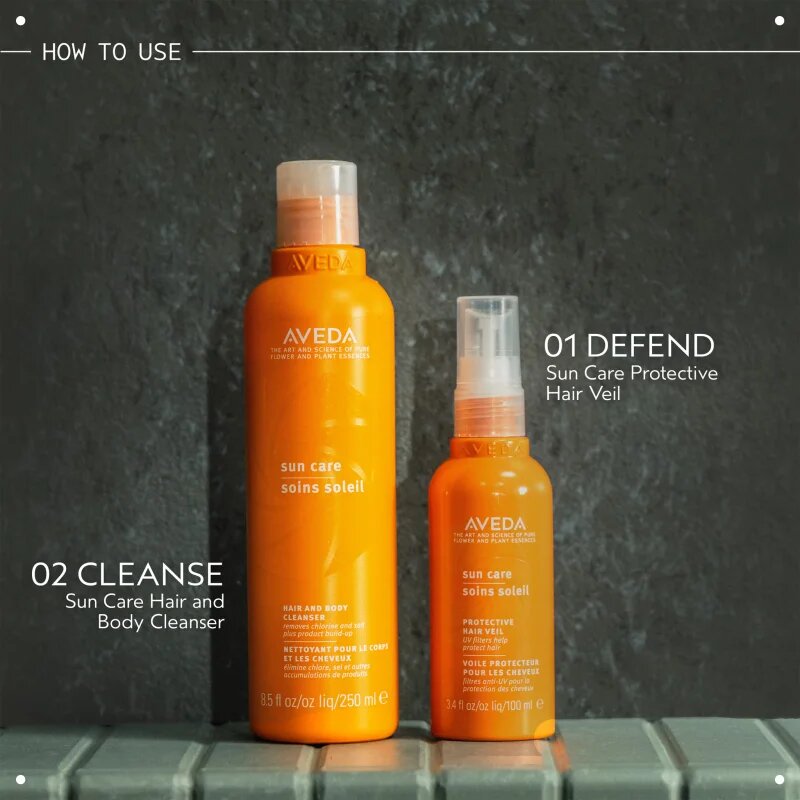 Aveda Sun Care Protective Hair Veil vízzel lemosható spray nap által károsult haj 100 ml