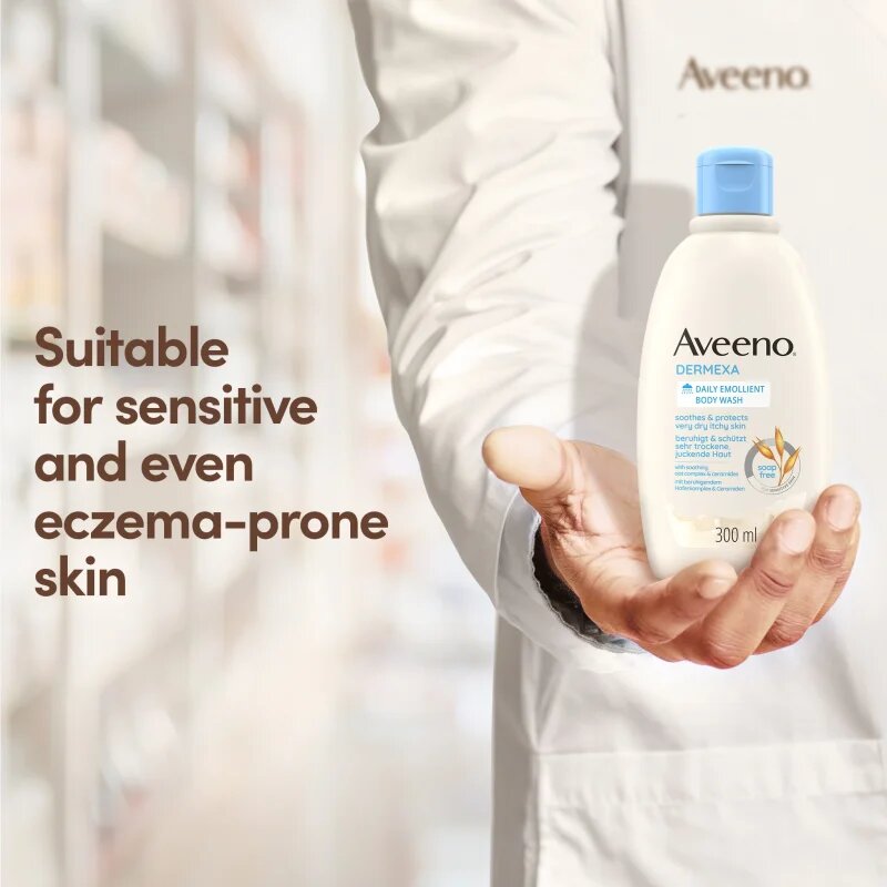 Aveeno Dermexa Daily Emollient Body Wash nyugtató tusfürdő 300 ml