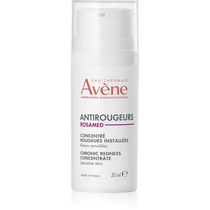 Avène Antirougeurs Rosamed Chronic Redness Concentrate krém a bőrpír és a kitágult erek ellen az érzékeny arcbőrre 30 ml