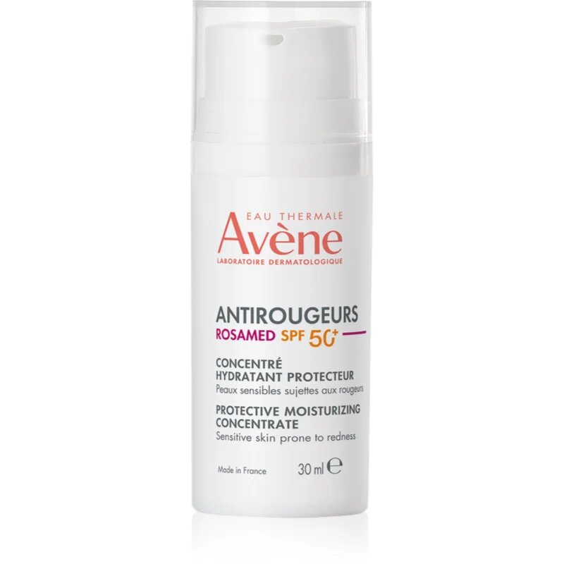 Avène Antirougeurs Rosamed Protective Moisturizing Concentrate koncentrált ápolás bőrpír ellen SPF 50+ 30 ml