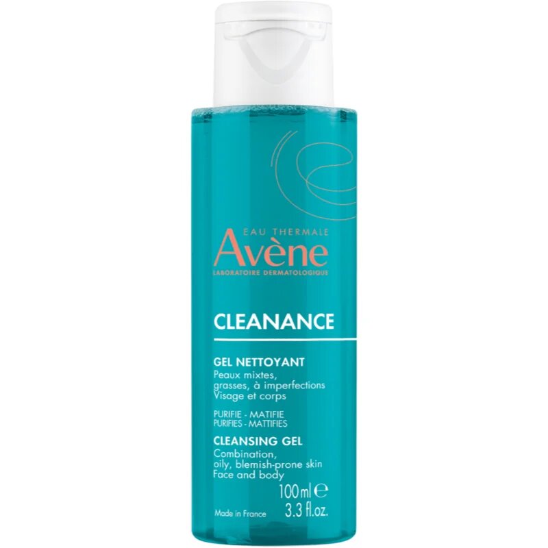 Avène Cleanance Cleansing Gel tisztító gél az aknéra hajlamos zsíros bőrre 100 ml