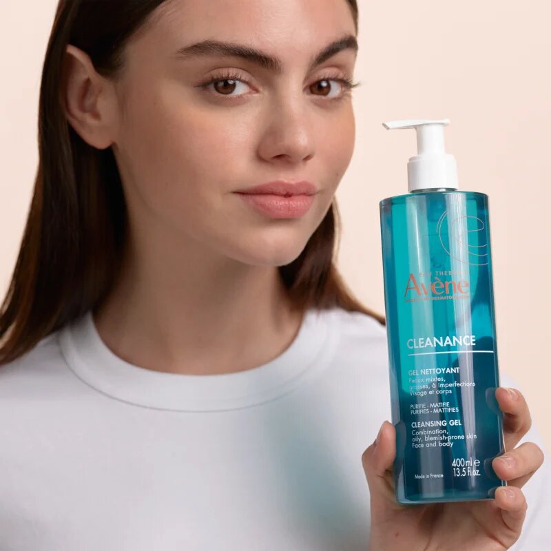 Avène Cleanance Cleansing Gel tisztító gél az aknéra hajlamos zsíros bőrre 400 ml